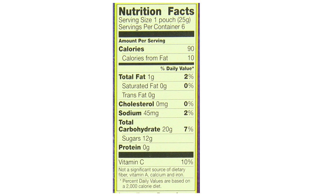 Betty Crocker Fruit Gushers Flavor Mixers    Pack  153 grams